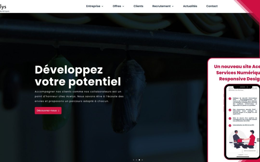 Acelys se refait une beauté avec un nouveau site !