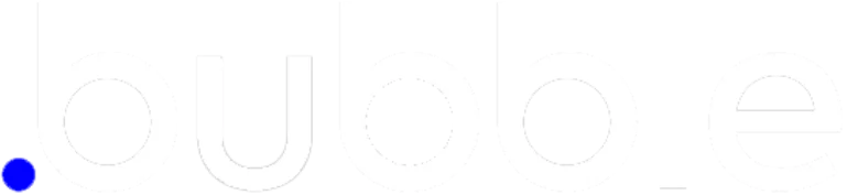 logo bubble blanc